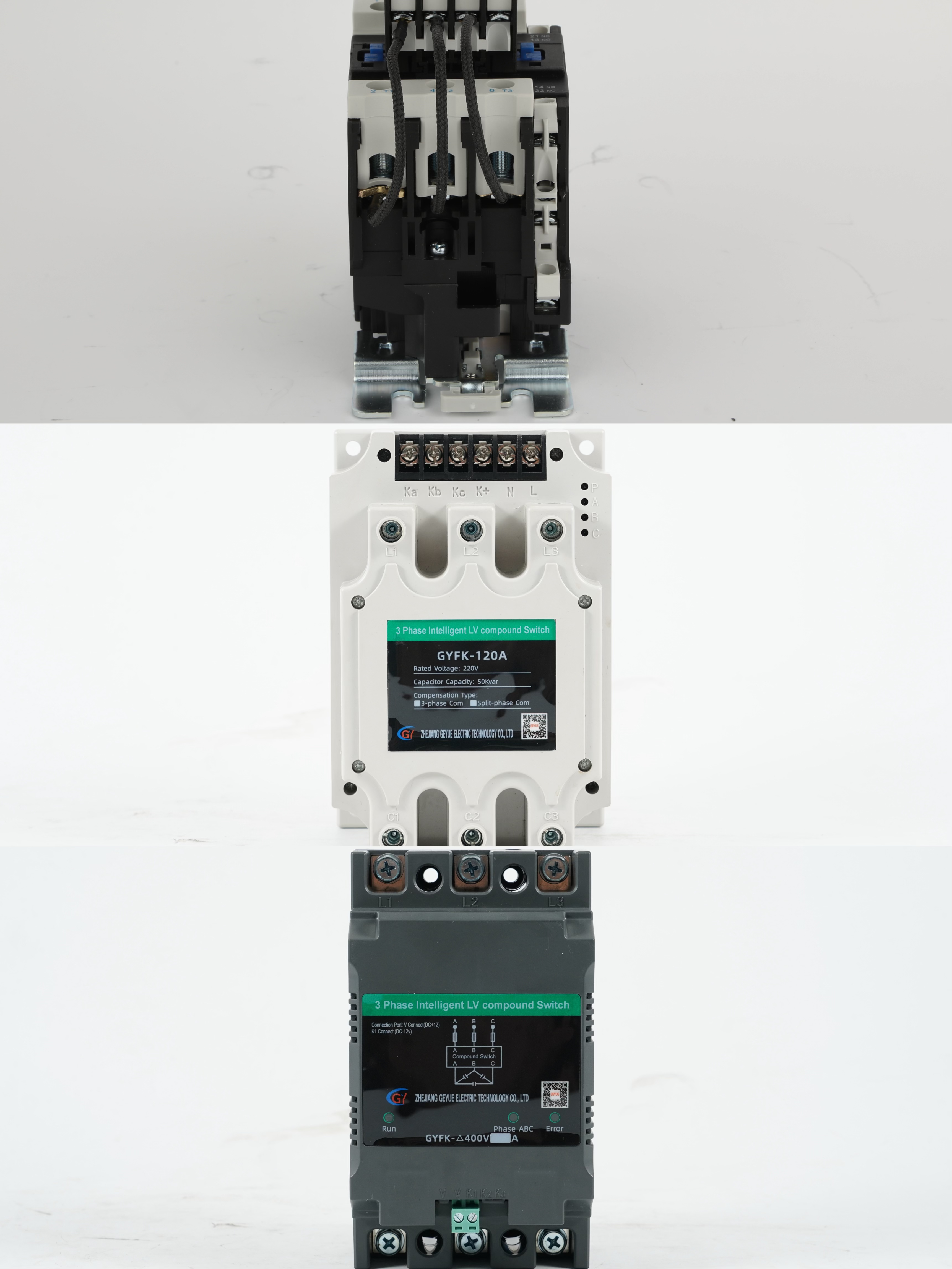 Comment la sélection des appareils de commutation (contacteurs, thyristors et commutateurs composés) doit-elle être optimisée en fonction des caractéristiques de charge ?