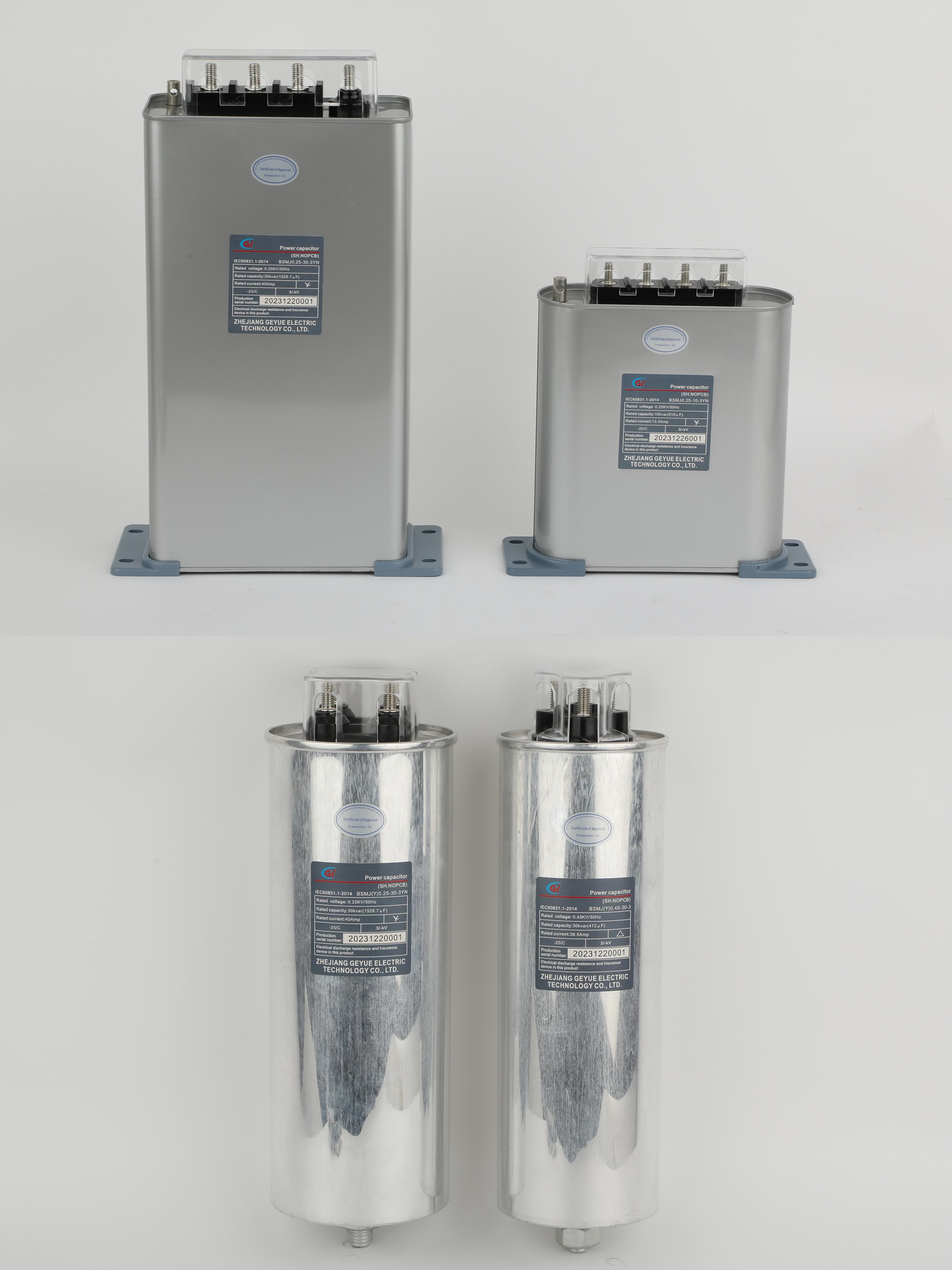 Quels sont les signes clairs indiquant qu'une batterie de condensateurs a atteint sa fin de vie et nécessite un remplacement immédiat ?