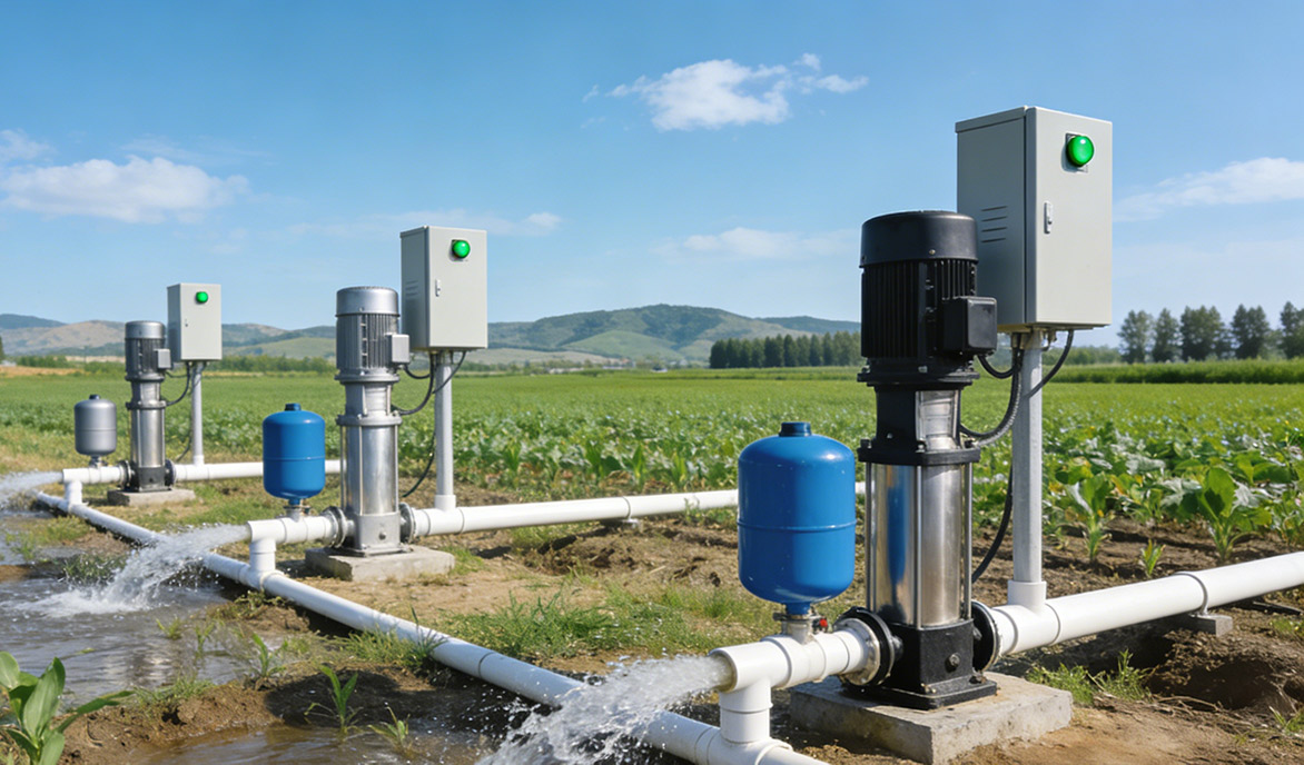 Comment optimiser la disposition des condensateurs de compensation à phase divisée de type cylindrique pour les charges monophasées décentralisées dans les systèmes d'irrigation agricole ?