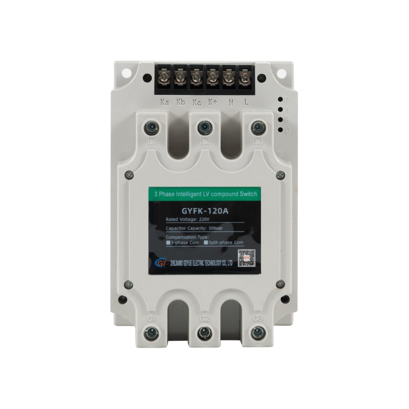 GYFK-120A 380V 50KVAR CONDUCTION THE-Phasé Interrupteur de composé à basse tension intelligent en trois phases