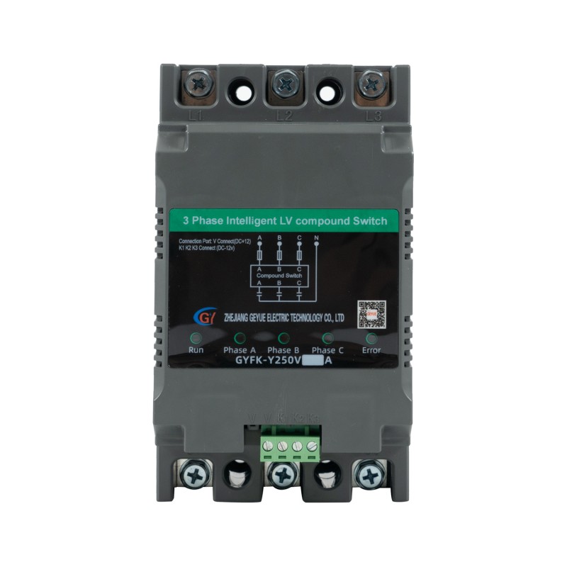 Compensation de compensation divisée GYFK-Y250V Interrupteur de composé basse tension intelligent en trois phases